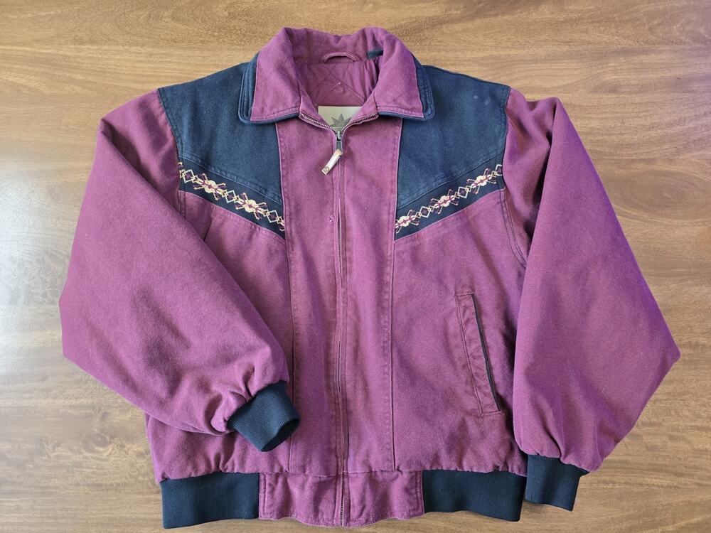 Vintage Canyon Guide Outfitters Southwestern Aztec Print Jacket Gorpcore Western